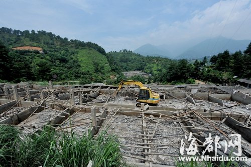 闽侯拆猪舍2.4万平方米　预计7月底恢复青山绿水