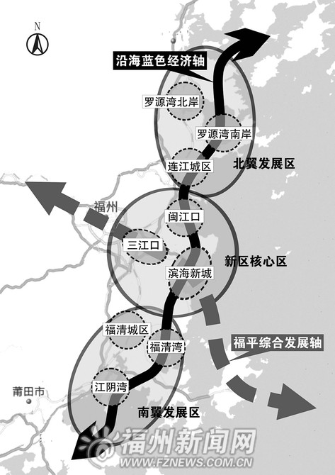 福州新区拟建九大组团　拟于2030年建成现代化新城区