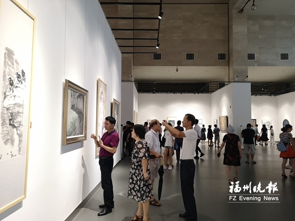 福清举办“春华秋实”书画展 将持续至8月25日