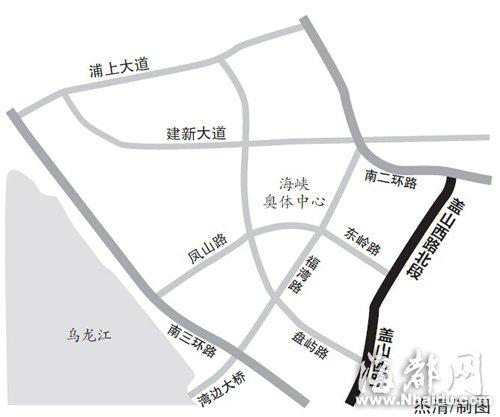 福州南二环至南三环建直通快速通道　长3.74公里