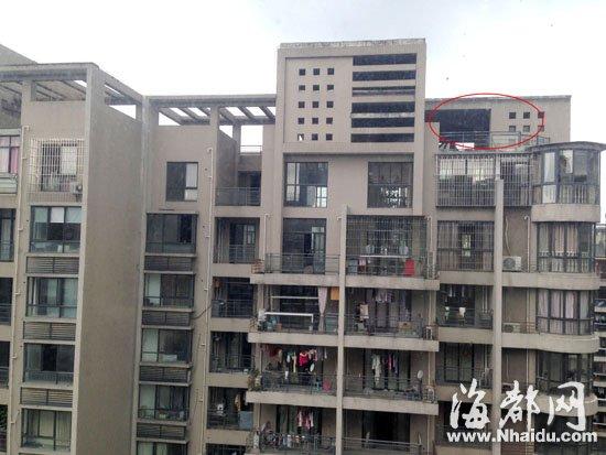 丽景天成“最牛违建”又冒头 此前多次被拆