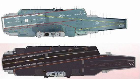 网上流传的中国国产航母想象图（下）