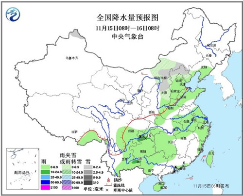 周末华北大部地区将现明显雨雪天气局地中度霾